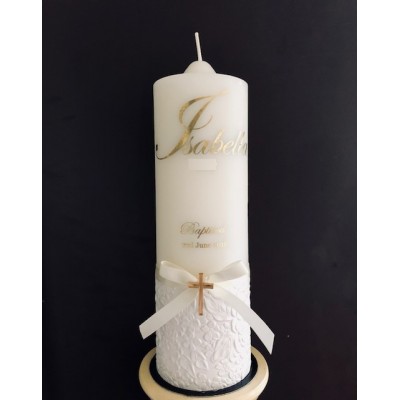 Embossed Foil Candle